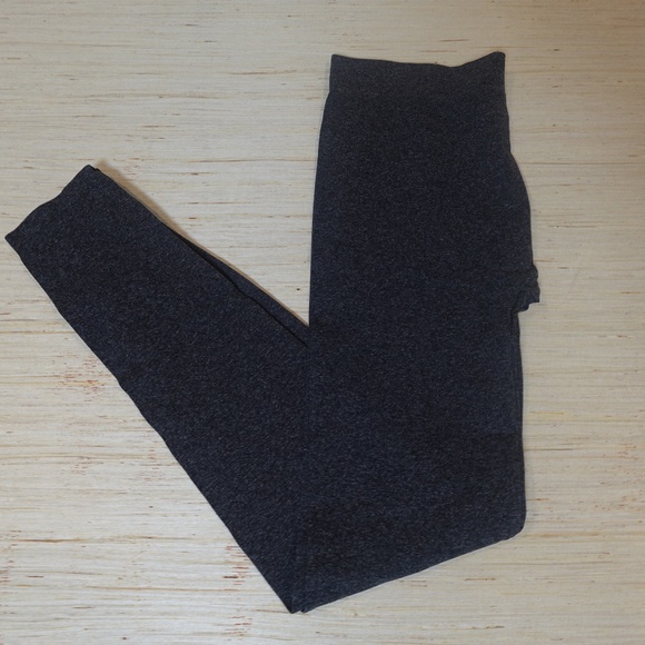 Devoted Luxury Apparel High Waist Seamless Leggings Charcoal Grey Size L - Picture 1 of 4